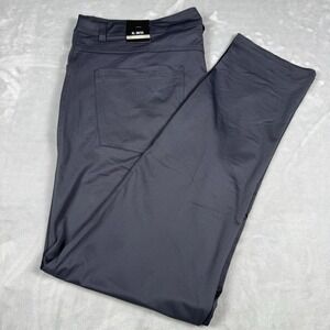 Legend Comfort Fit Chino Golf Pants Mens 38x32 Gray Moisture Wicking Stretch NWT